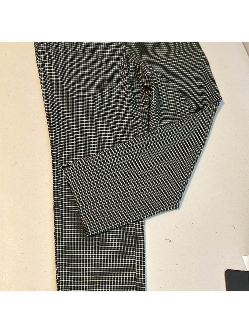 Cleo Plaid Slim Ankle Trouser Pant NWT - Picture 12 of 13